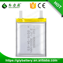ISO9001 Approved GLE-905060 Li Polymer Battery 3.7V 3000mAh